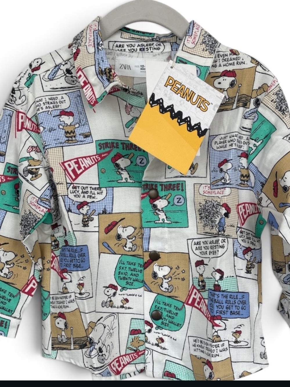 ZARA SNOOPY PEANUTS SHIRT